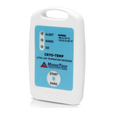 MadgeTech CryoTemp Specification sheet