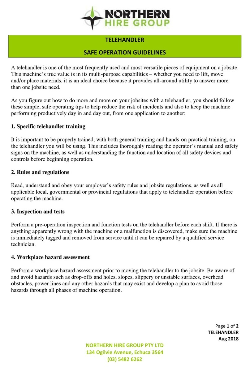 Northern TELEHANDLER Instruction Manual