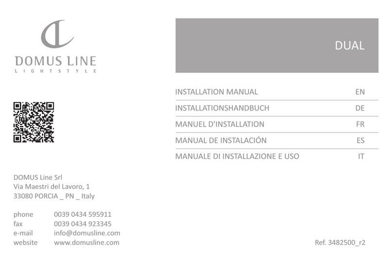 DOMUS LINE DUAL User manual DOMUS LINE DUAL User manual