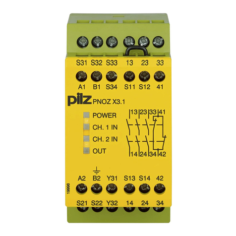 Pilz PNOZ X3.1 User manual