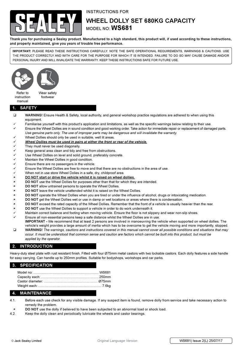 Sealey WS681 instructions