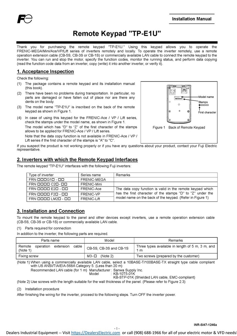 FE TP-E1U installation manual