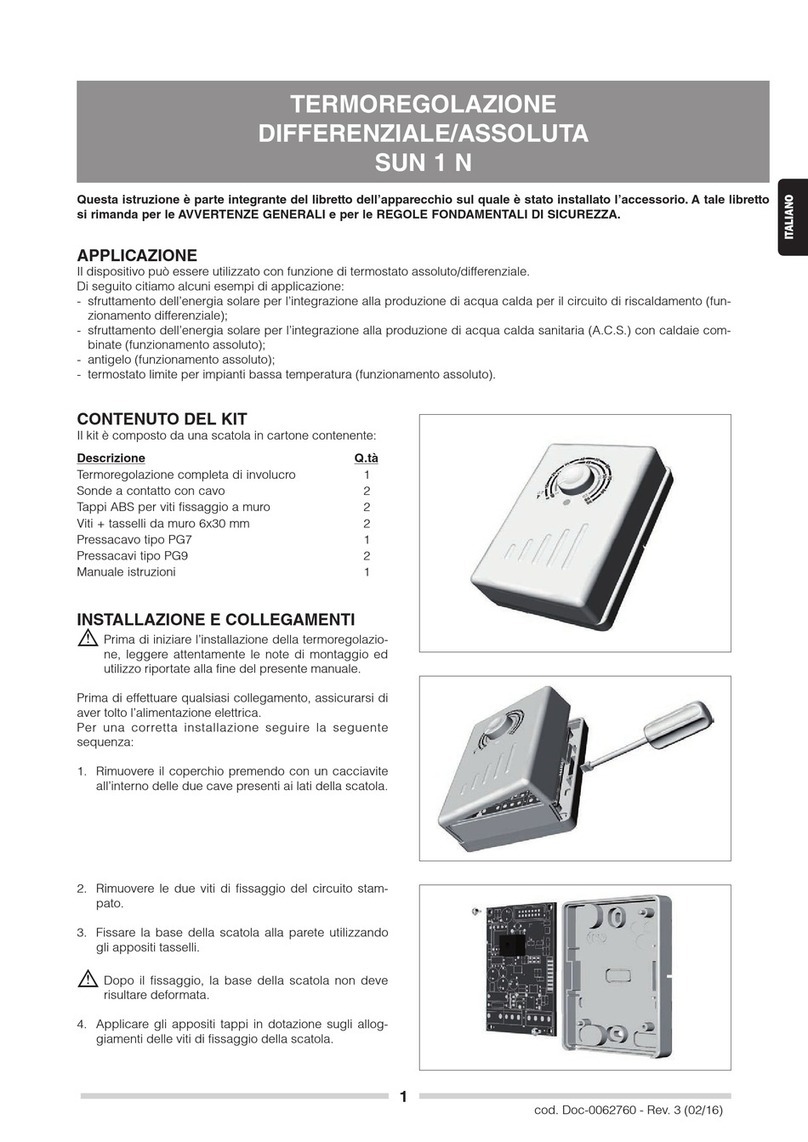 Beretta SUN 1 N instruction manual