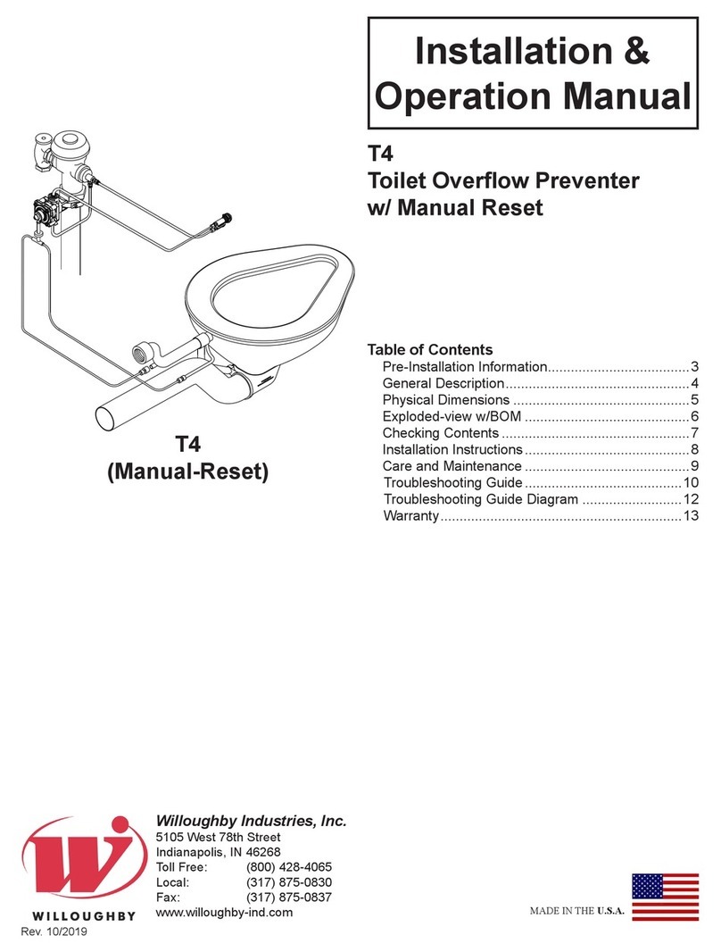 Willoughby Industries, Inc. T4 Installation & operation manual Willoughby Industries, Inc. T4 Installation & operation manual