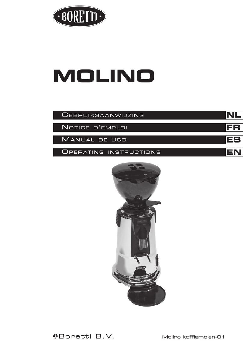 BORETTI MOLINO operating instructions