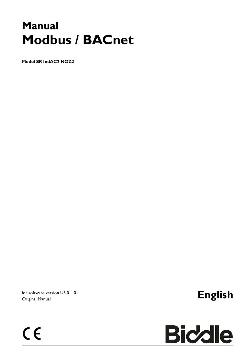 Biddle Modbus manual