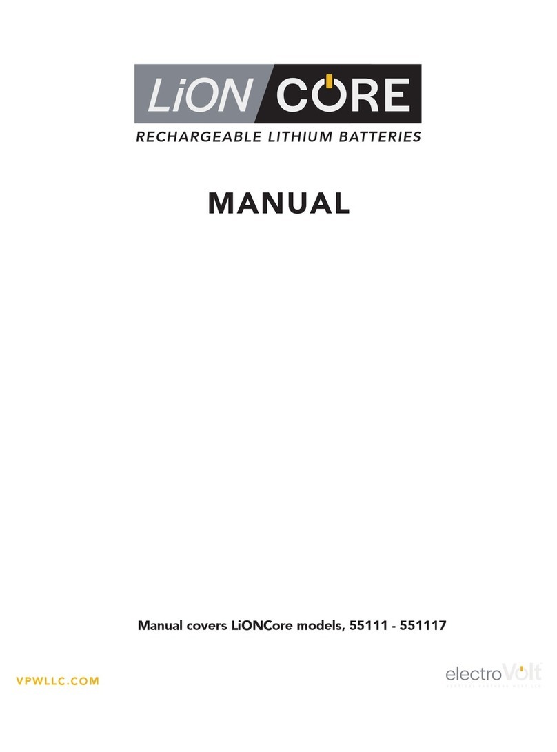 electroVolt LiONCore Series manual