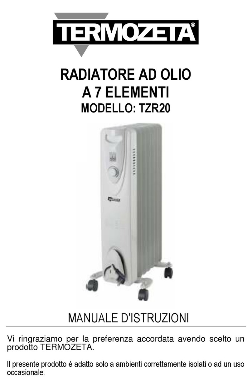 Termozeta TZR20 instruction manual