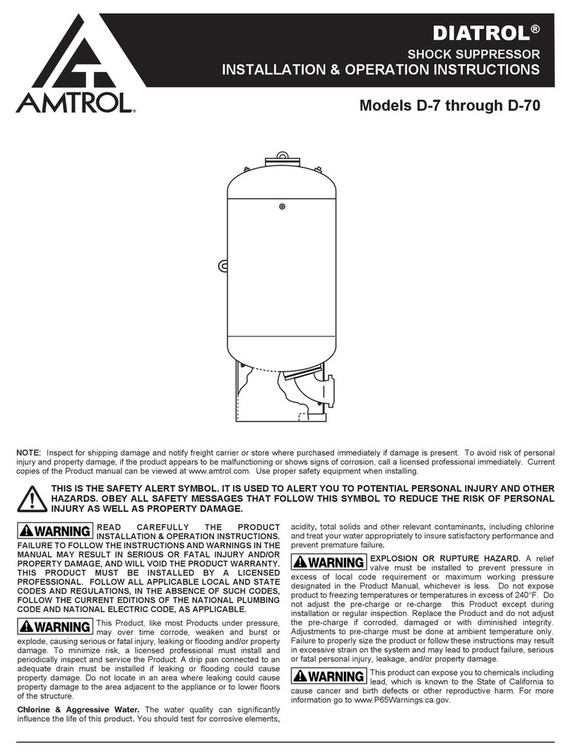 Worthington DIATROL Installation & operation instructions