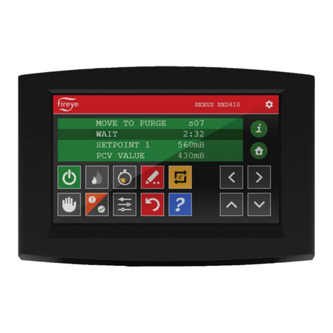 Fireye NXD410TS User manual