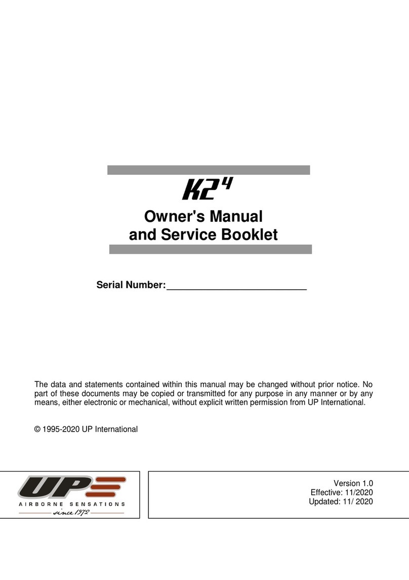 UP Paragliders K24 Owner Manual and Service Booklet