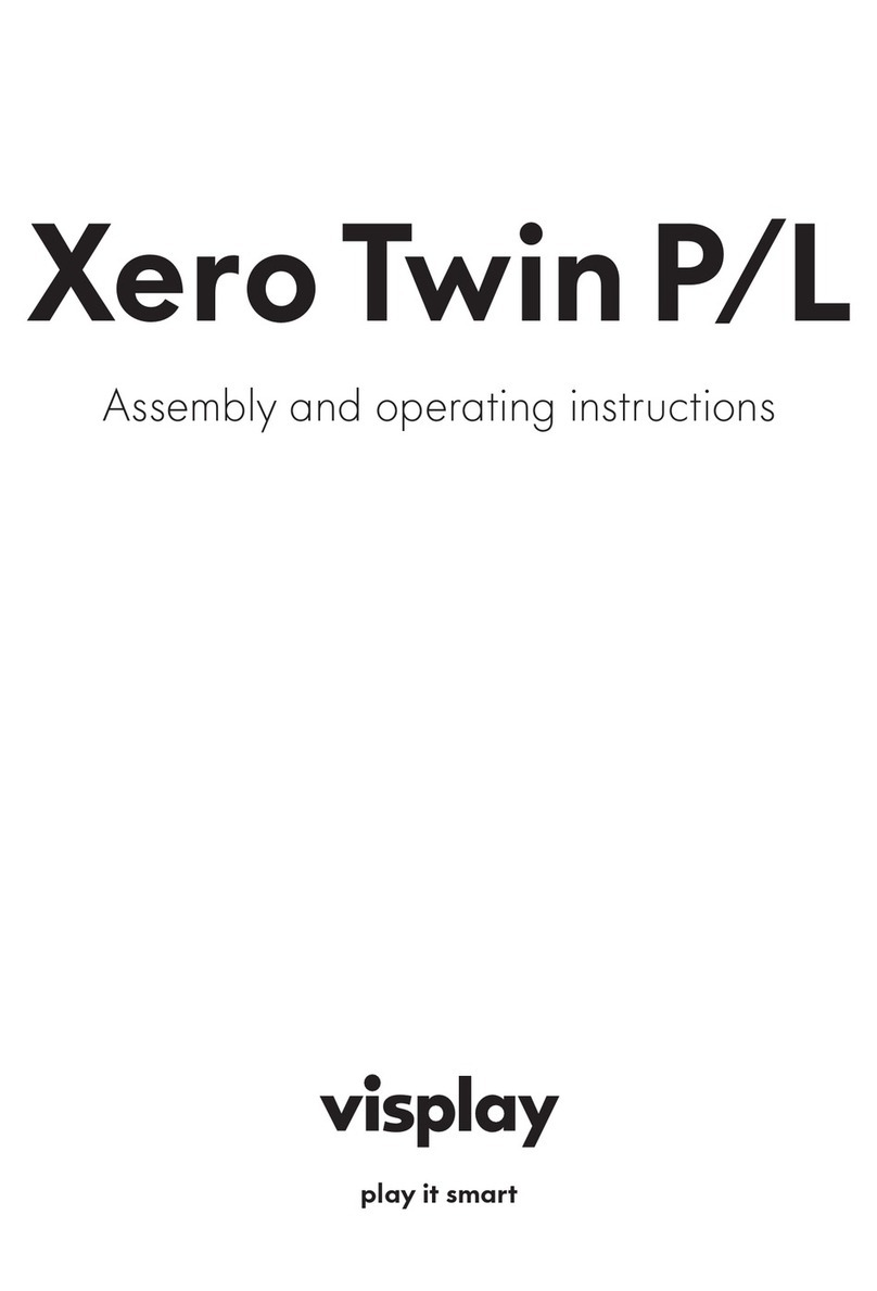 visplay Xero Twin P/L User manual visplay Xero Twin P/L User manual