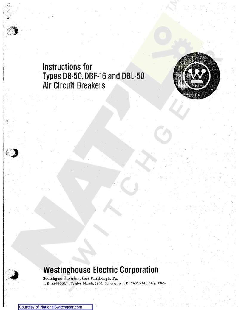 Westinghouse DB-50 instructions