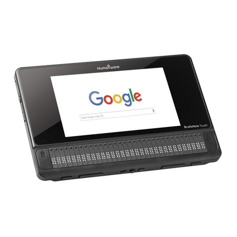 Humanware BrailleNote Touch+ Installation manual Humanware BrailleNote Touch+ Installation manual