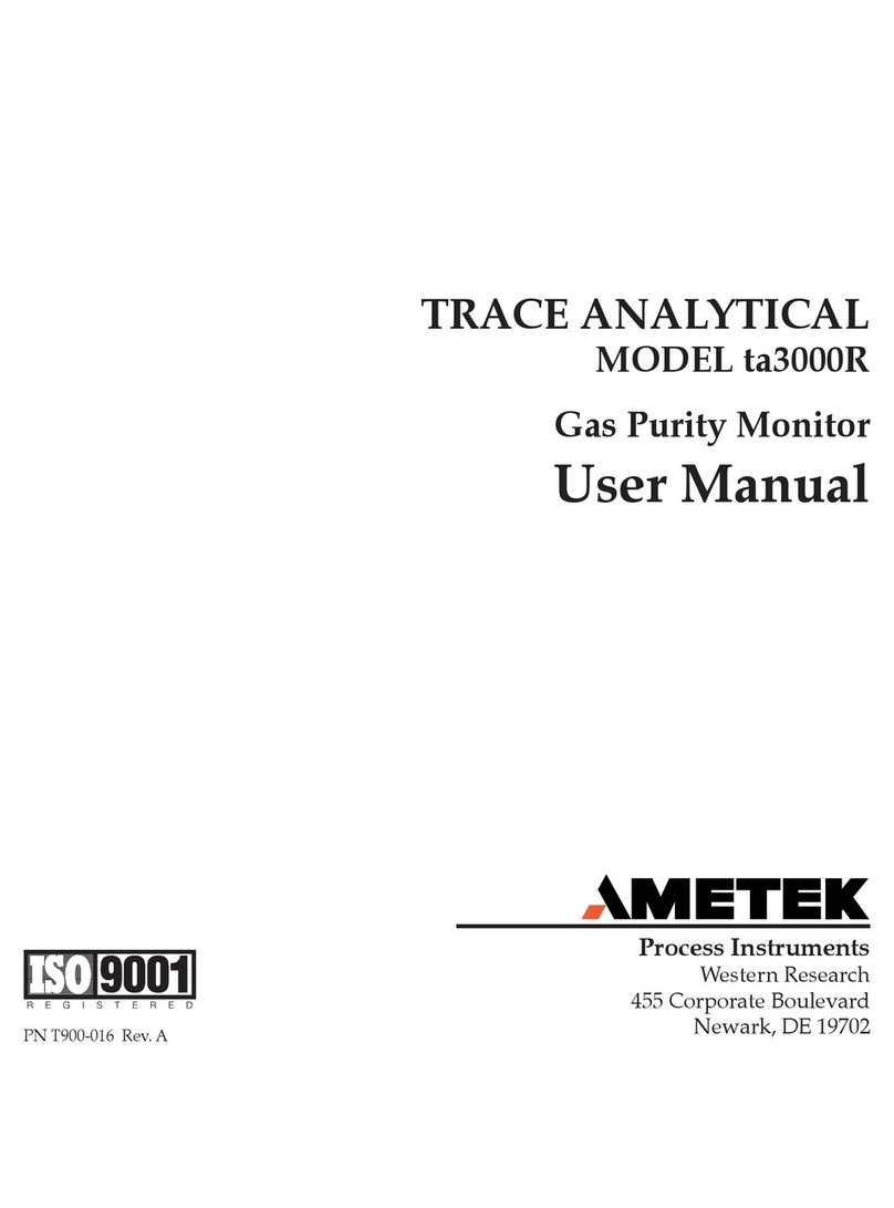 Ametek ta3000R User manual