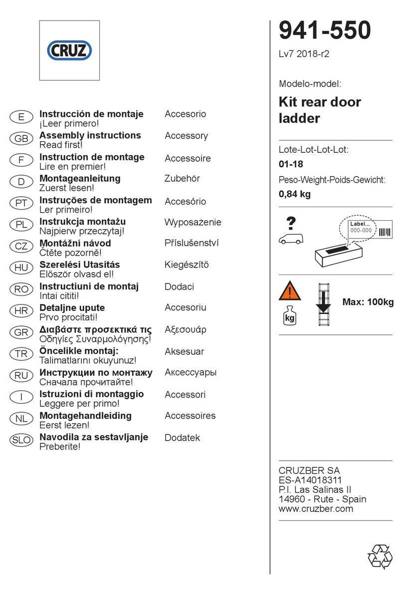 Cruz 941-550 User manual