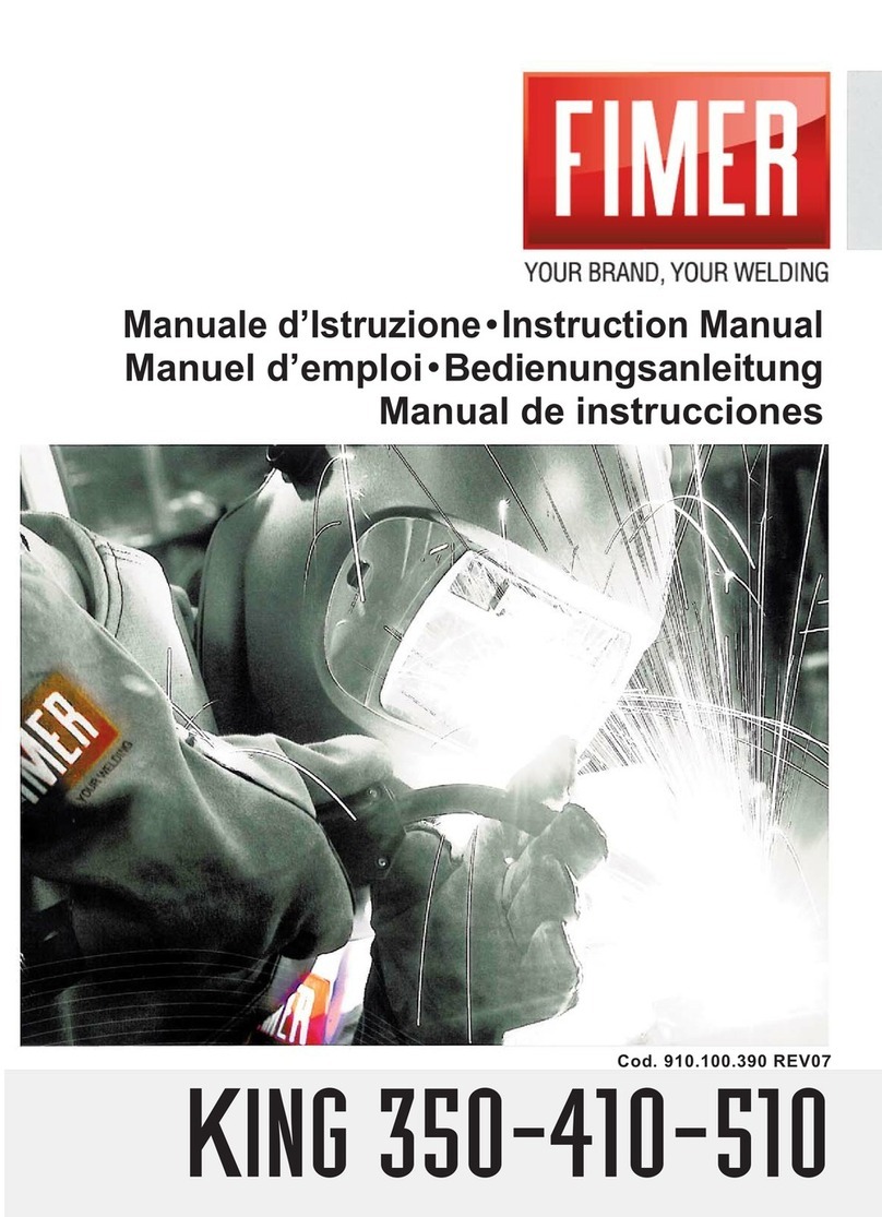 Fimer King 350 instruction manual