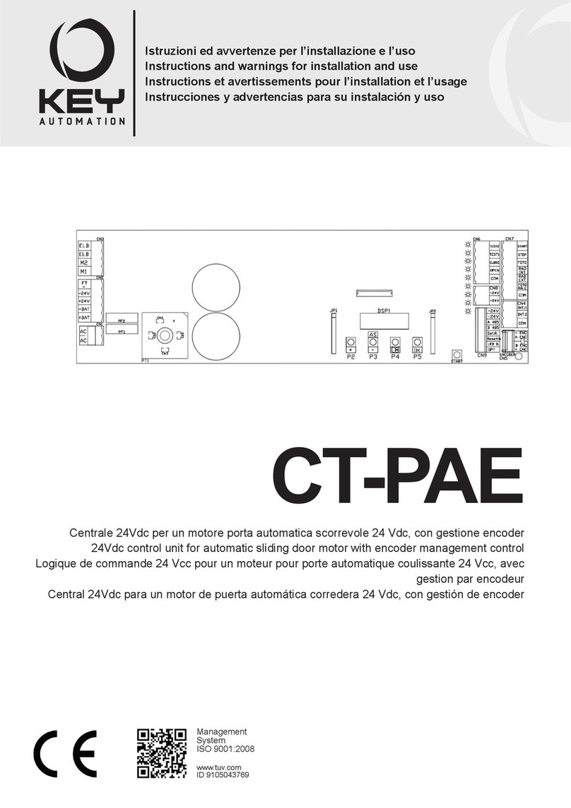 Keyautomation CT-PAE Technical specifications