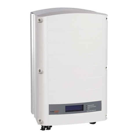 SolarEdge SE12.5k User manual