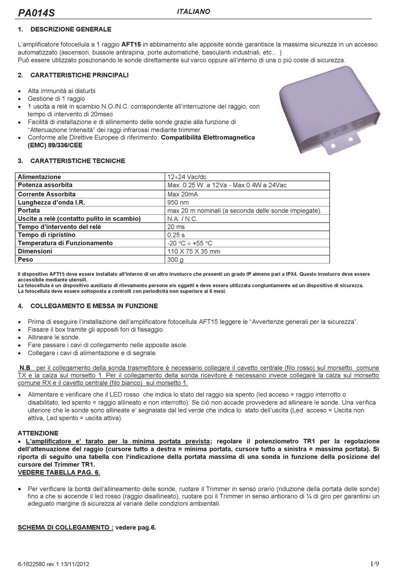 Keyautomation AFT15 manual Keyautomation AFT15 manual