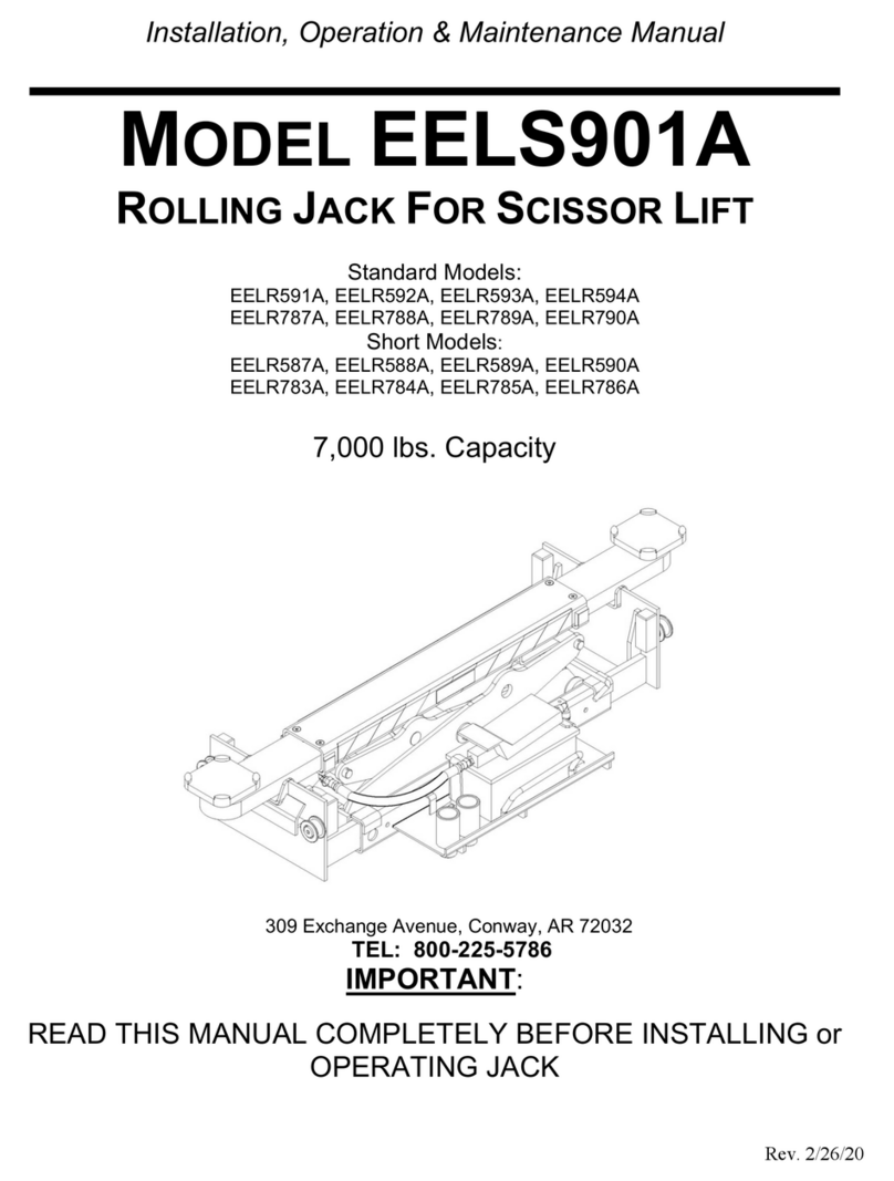 Snap-On EELS901A Installation, operation & maintenance manual
