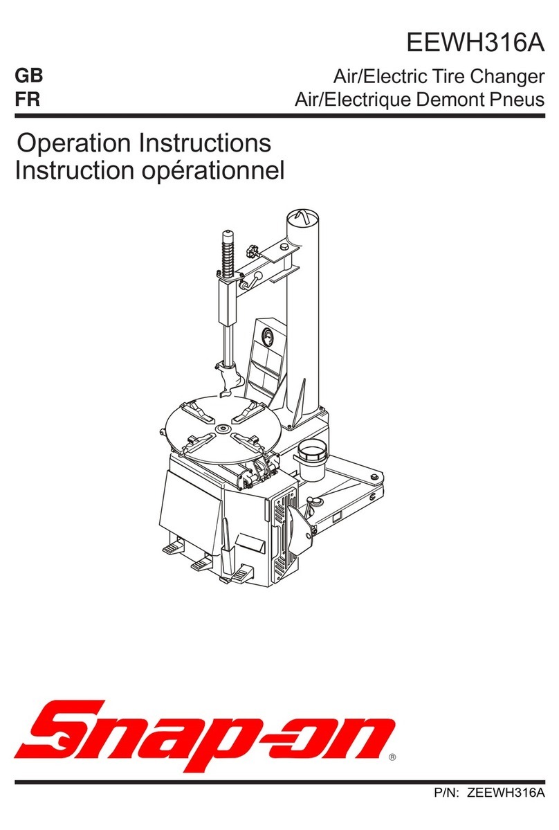 Snap-On EEWH316A Operation instructions
