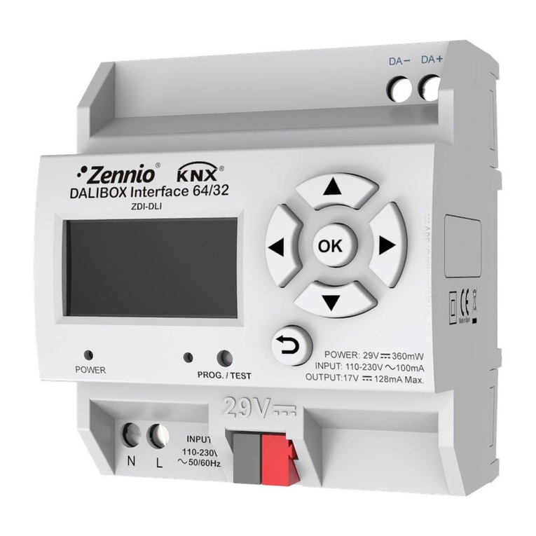 Zennio DALIBOX Interface 64/32 user manual
