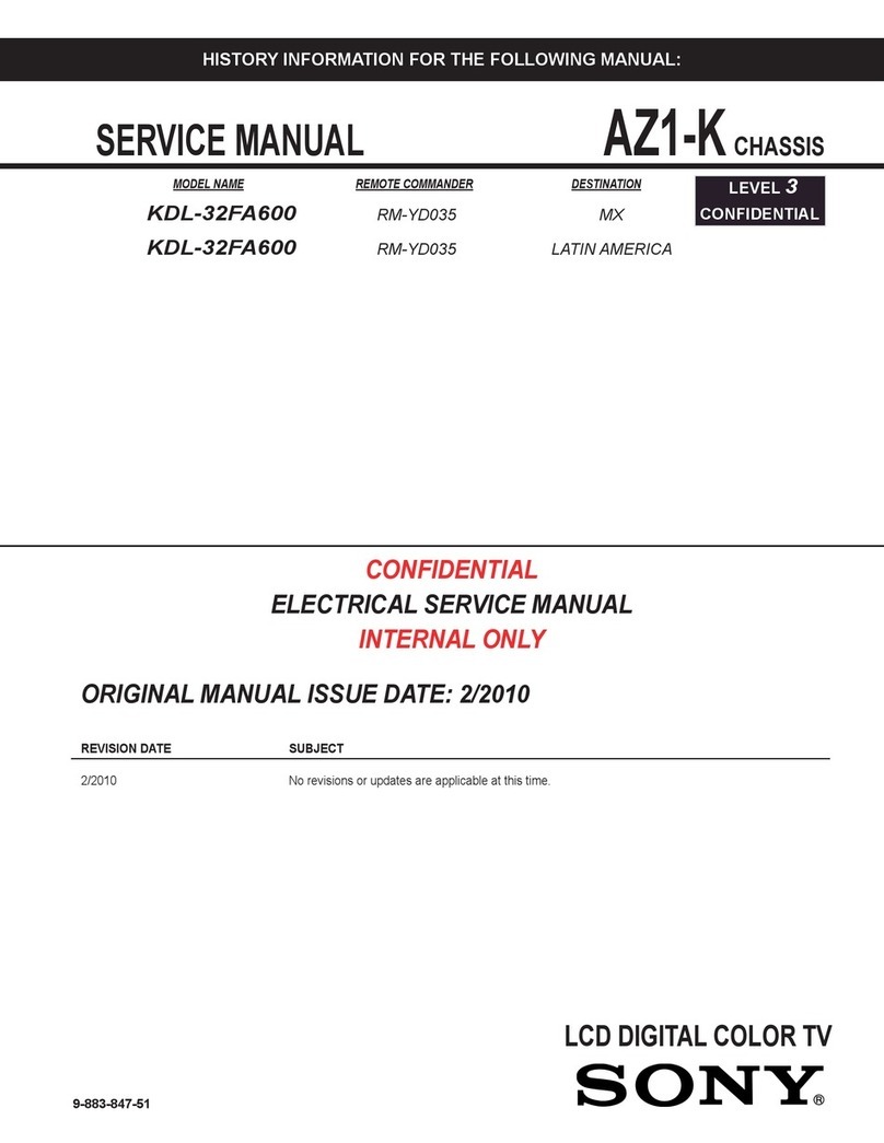 Sony BRAVIA KDL-32FA600 User manual Sony BRAVIA KDL-32FA600 User manual