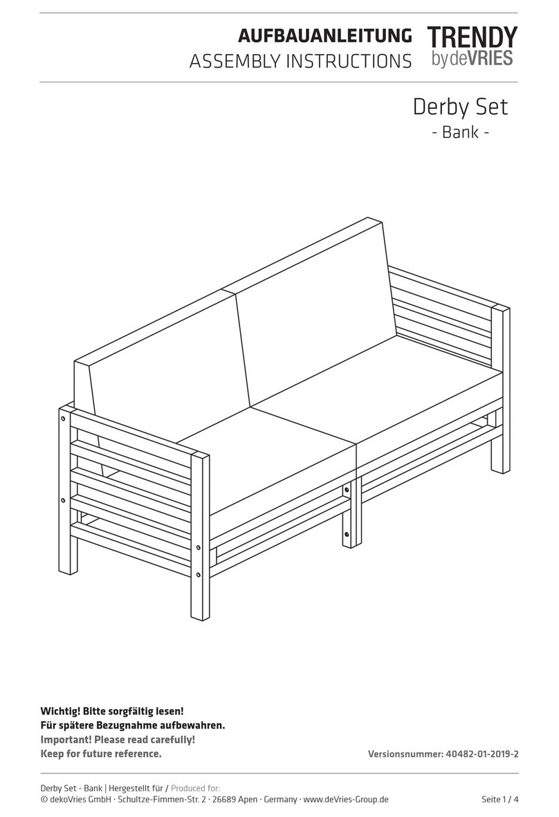 deVRIES TRENDY Derby 40482 User manual