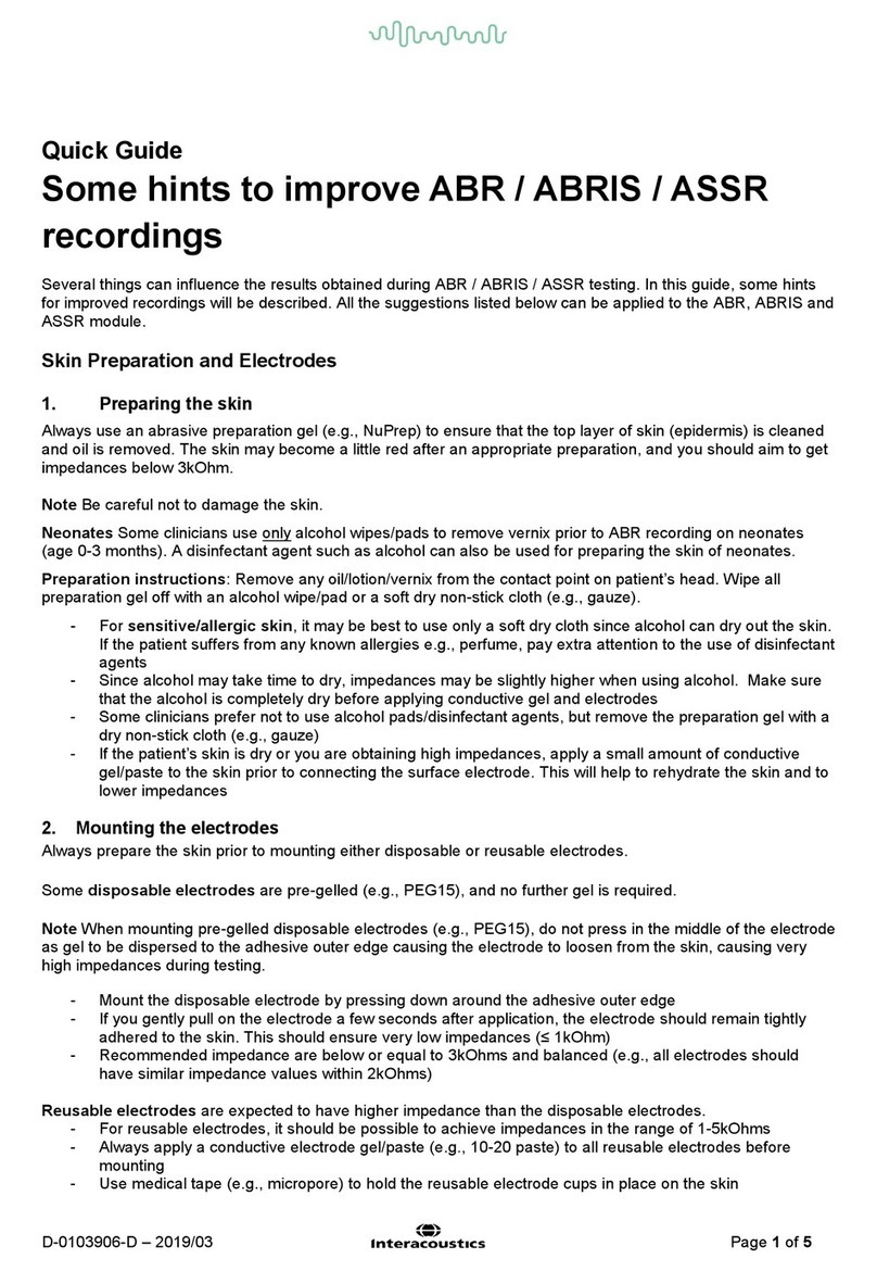Interacoustics Eclipse quick guide