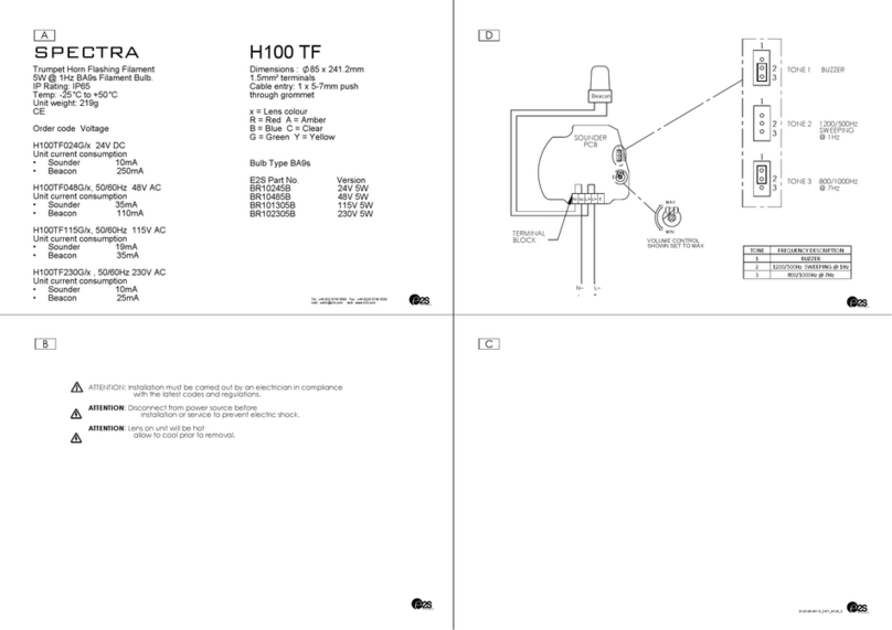 E2S Spectra H100 TF quick start guide