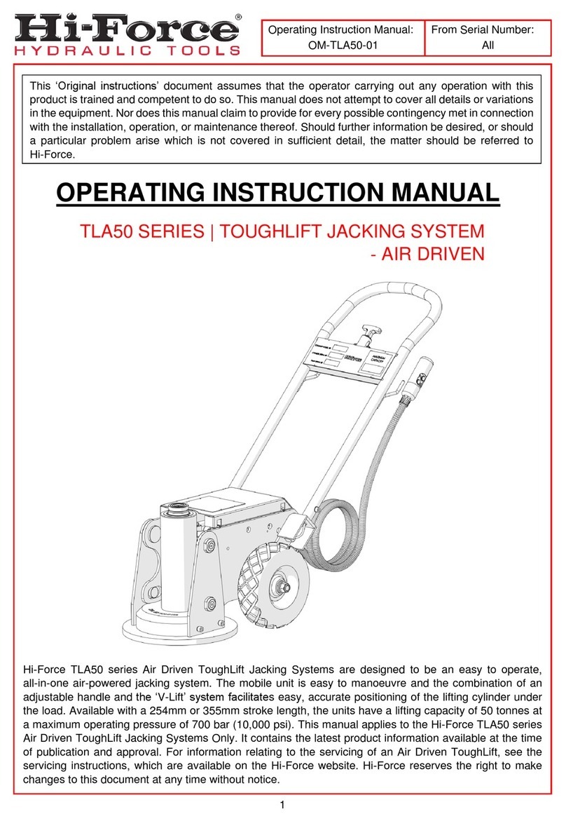 Hi-Force TLA50 Series Instruction Manual