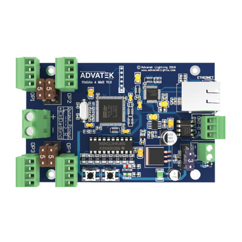 ADVATEK LIGHTING PixLite 4 Mk2 ECO User manual