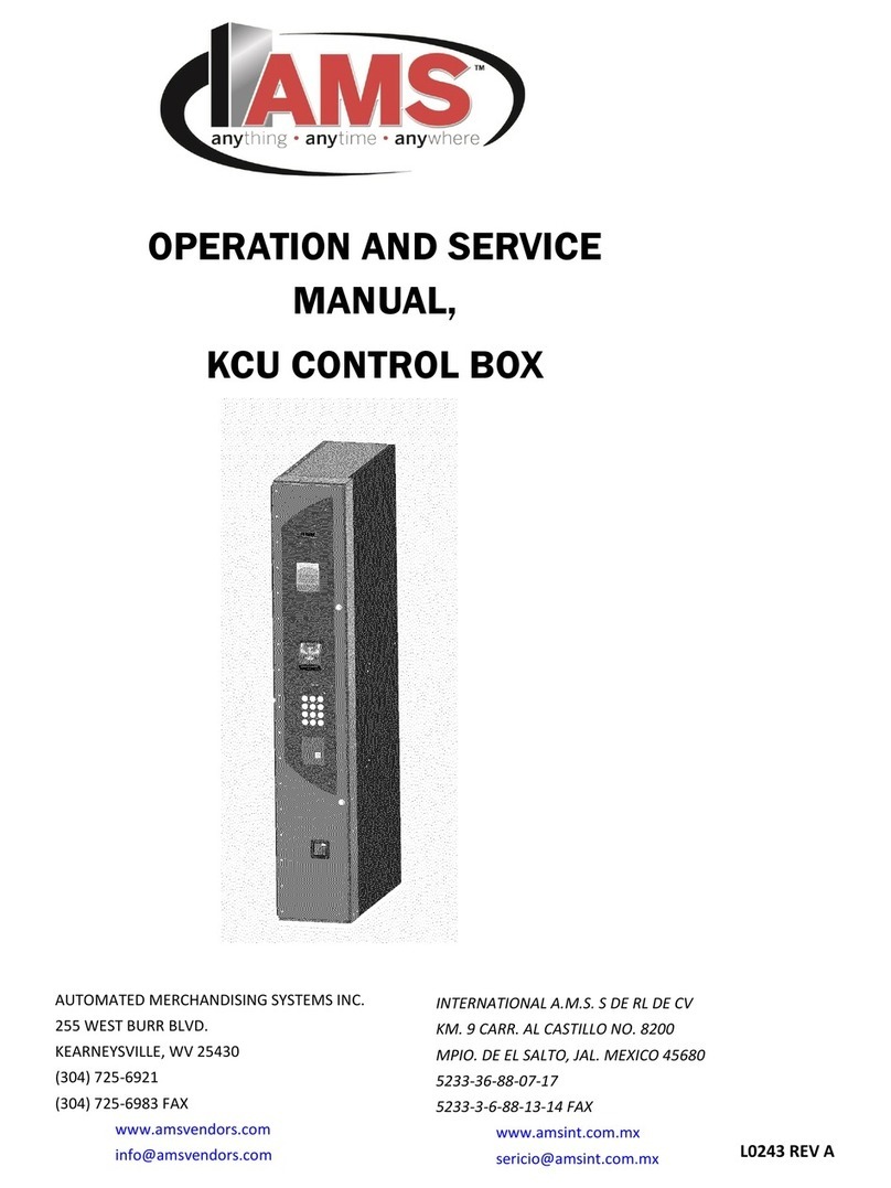 AMS AMS KCU Operation and service manual AMS AMS KCU Operation and service manual