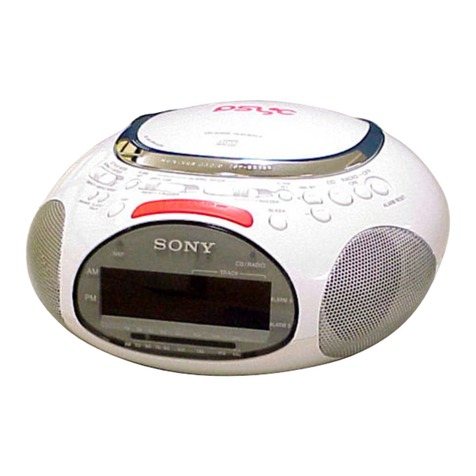 Sony Walkman ICF-CD832 Service manual