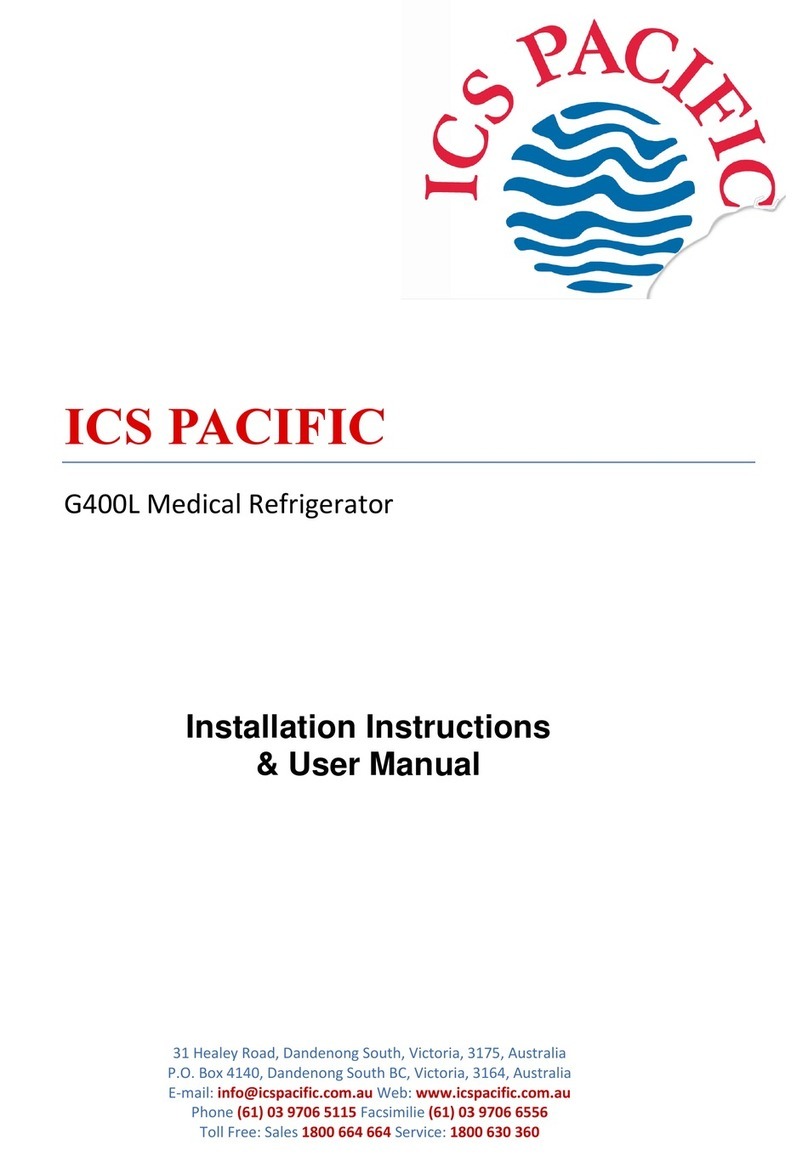 ICS G400L Installation instructions & user manual