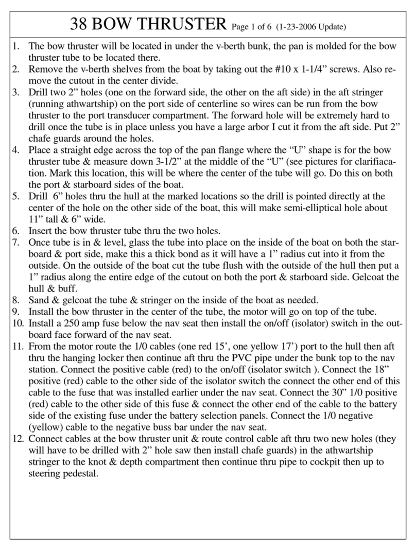 MARLOW-HUNTER 38 manual