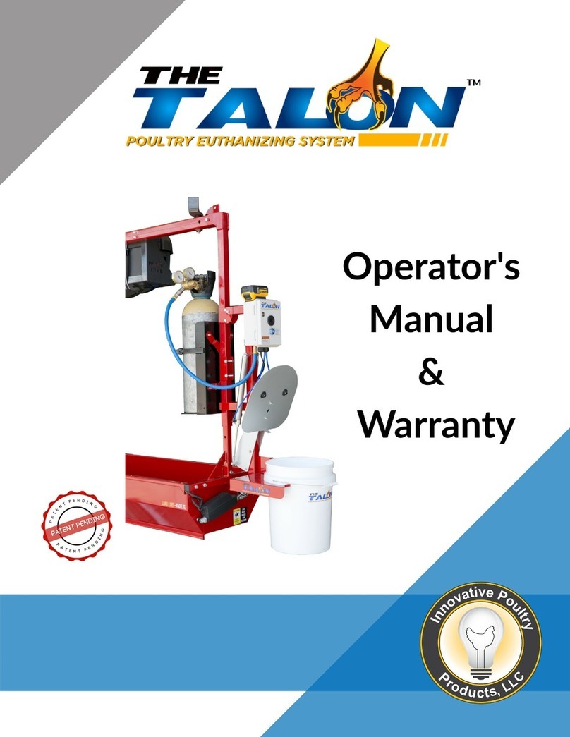 Innovative Poultry Products Talon Operator's Manual & Warranty