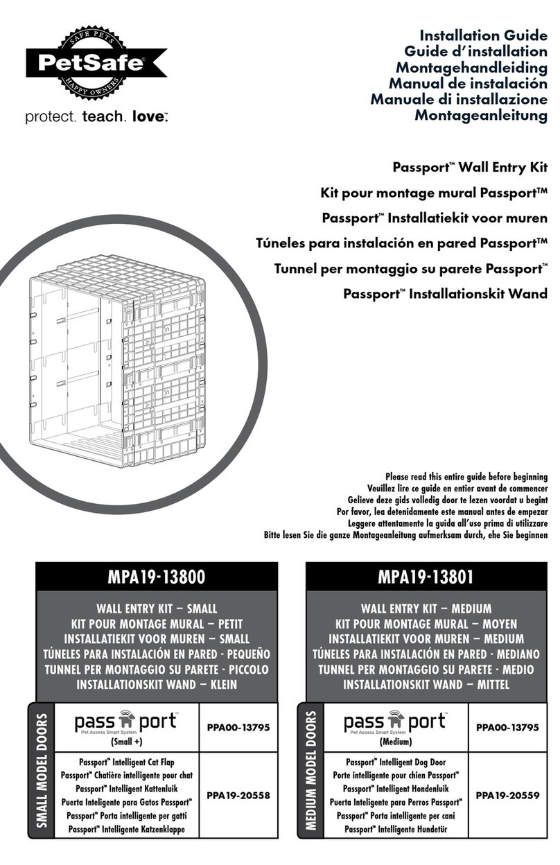 Petsafe Passport MPA19-13800 installation guide