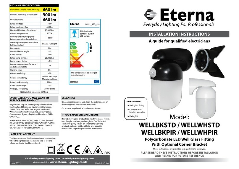 Eterna WELLBKSTD User manual