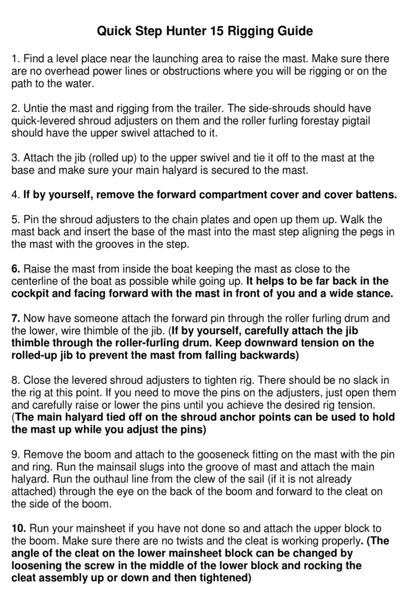 MARLOW-HUNTER 15 Rigging guide