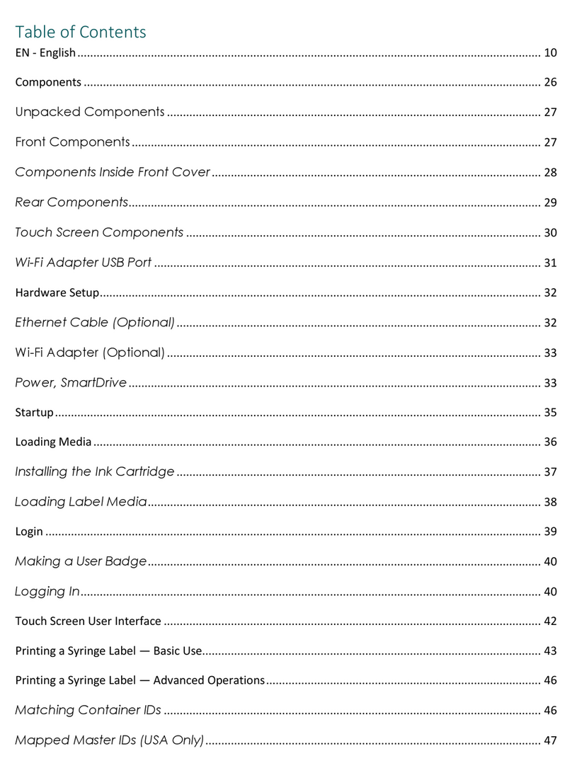 Codonics SLS550i User manual