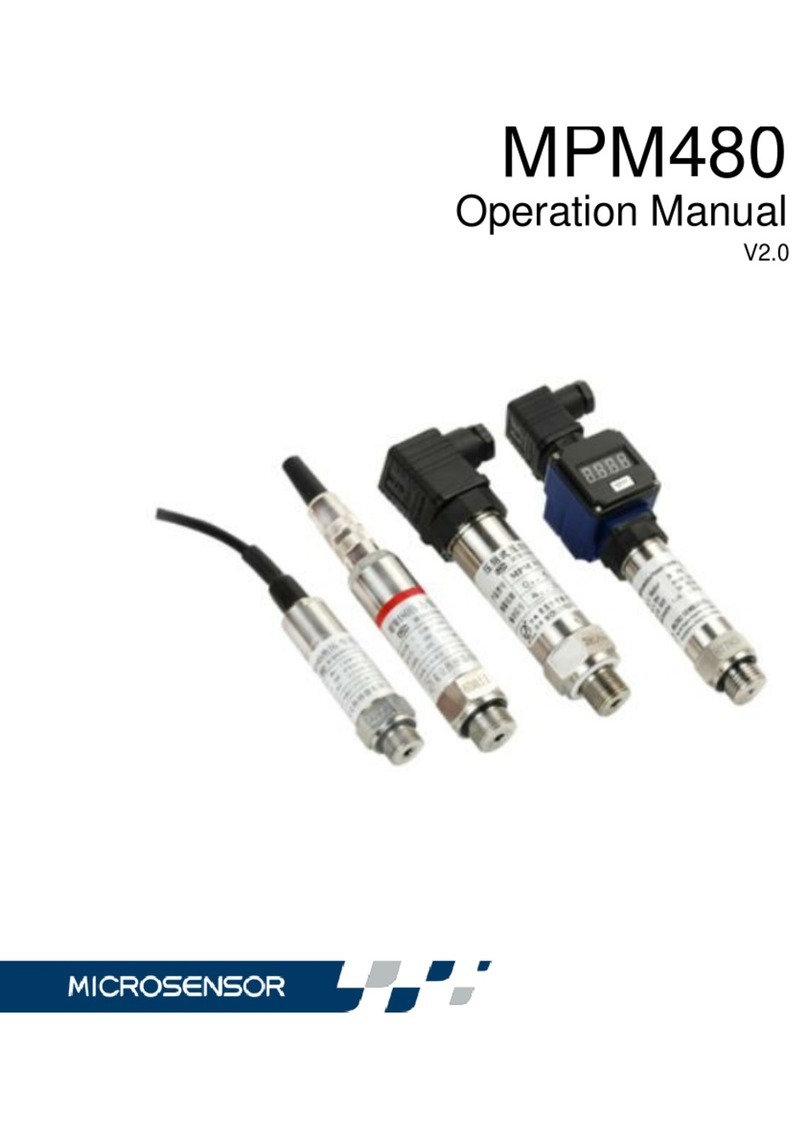 Microsensor MPM480 User manual