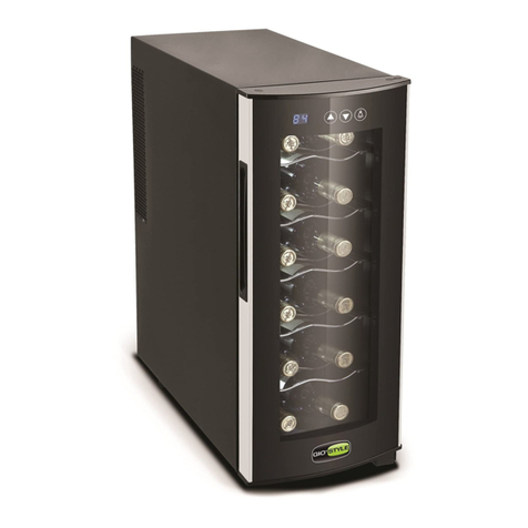 Giostyle Cantinetta Frigo GYSCF33 owner's manual Giostyle Cantinetta Frigo GYSCF33 owner's manual