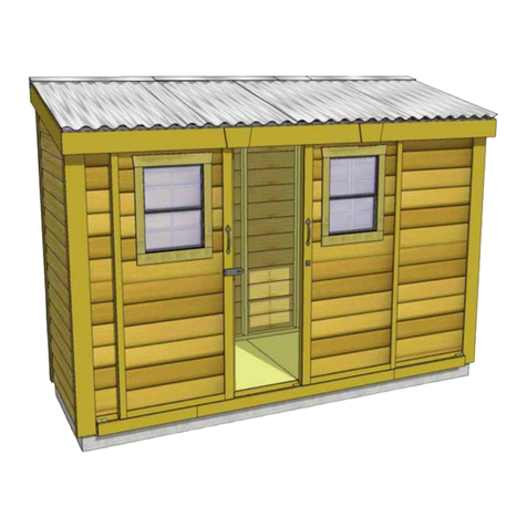 OLT 12x4 SpaceSaver Shed User manual