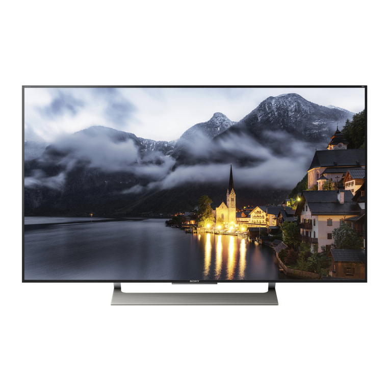 Sony X900E Series User manual