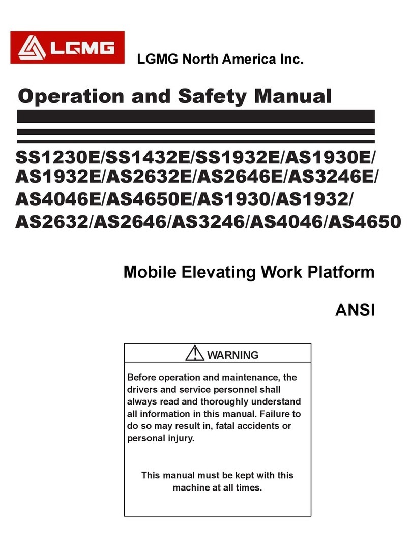 LGMG SS1230E Use and care manual