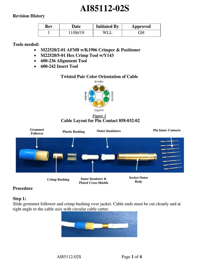 Glenair AI85112-02S manual