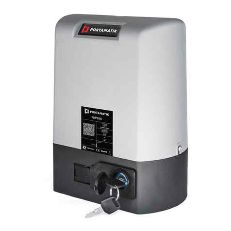 Portamatik TOP500 User's and installer's manual Portamatik TOP500 User's and installer's manual