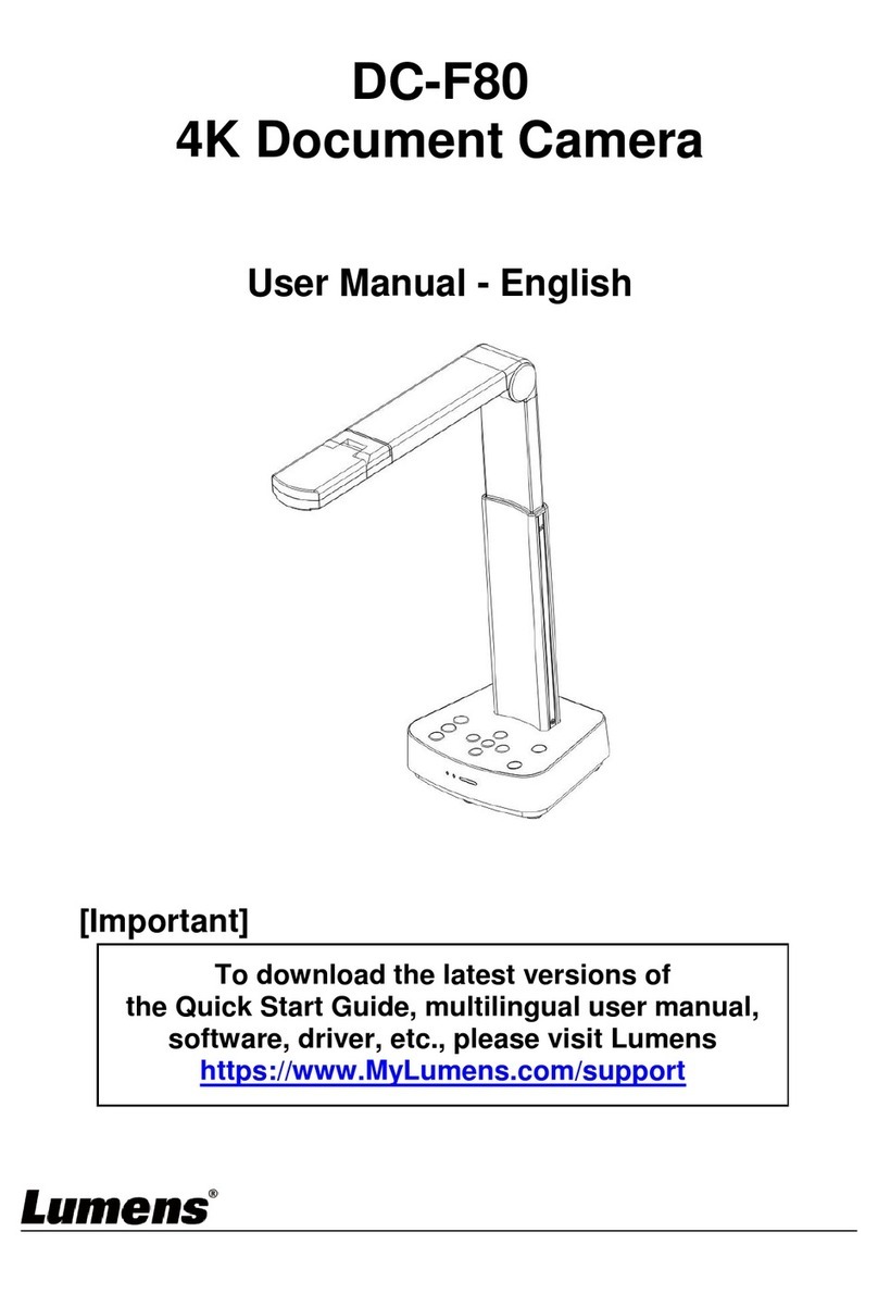 Lumens DC-F80 User manual